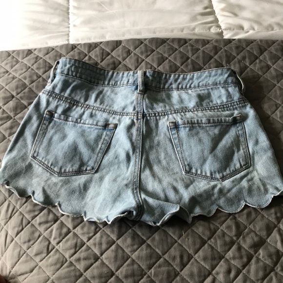High rise jean shorts. - Picture 2 of 3